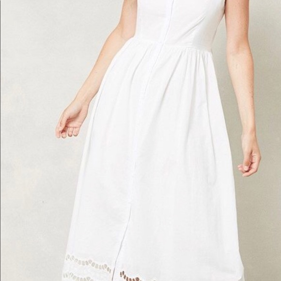 White Midi Dress - Picture 4 of 5